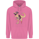 Pirate T-Rex Funny Dinosaur Mens 80% Cotton Hoodie Azelea