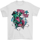 Pirate T-Rex Funny Dinosaur Mens T-Shirt 100% Cotton White