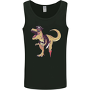 Pirate T-Rex Funny Dinosaur Mens Vest Tank Top Black