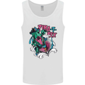 Pirate T-Rex Funny Dinosaur Mens Vest Tank Top White