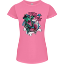 Pirate T-Rex Funny Dinosaur Womens Petite Cut T-Shirt Azalea