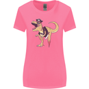 Pirate T-Rex Funny Dinosaur Womens Wider Cut T-Shirt Azalea