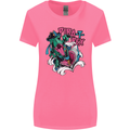 Pirate T-Rex Funny Dinosaur Womens Wider Cut T-Shirt Azalea