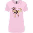 Pirate T-Rex Funny Dinosaur Womens Wider Cut T-Shirt Light Pink