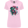 Pirate T-Rex Funny Dinosaur Womens Wider Cut T-Shirt Light Pink