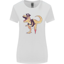 Pirate T-Rex Funny Dinosaur Womens Wider Cut T-Shirt White