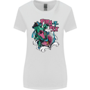 Pirate T-Rex Funny Dinosaur Womens Wider Cut T-Shirt White
