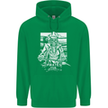 Pirates For Life Sailor Sailing Childrens Kids Hoodie Irish Green