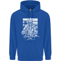 Pirates For Life Sailor Sailing Childrens Kids Hoodie Royal Blue