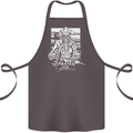 Pirates For Life Sailor Sailing Cotton Apron 100% Organic Dark Grey