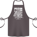 Pirates For Life Sailor Sailing Cotton Apron 100% Organic Dark Grey