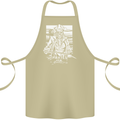 Pirates For Life Sailor Sailing Cotton Apron 100% Organic Khaki