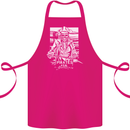 Pirates For Life Sailor Sailing Cotton Apron 100% Organic Pink
