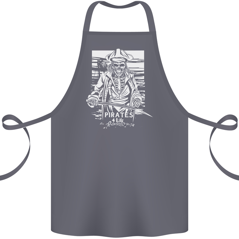 Pirates For Life Sailor Sailing Cotton Apron 100% Organic Steel
