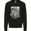 Pirates For Life Sailor Sailing Kids Sweatshirt Jumper Black