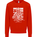 Pirates For Life Sailor Sailing Kids Sweatshirt Jumper Bright Red