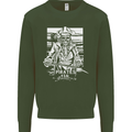 Pirates For Life Sailor Sailing Kids Sweatshirt Jumper Forest Green