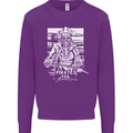 Pirates For Life Sailor Sailing Kids Sweatshirt Jumper Purple