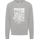 Pirates For Life Sailor Sailing Kids Sweatshirt Jumper Sports Grey