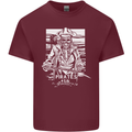 Pirates For Life Sailor Sailing Mens Cotton T-Shirt Tee Top Maroon