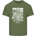 Pirates For Life Sailor Sailing Mens Cotton T-Shirt Tee Top Military Green