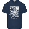 Pirates For Life Sailor Sailing Mens Cotton T-Shirt Tee Top Navy Blue
