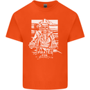 Pirates For Life Sailor Sailing Mens Cotton T-Shirt Tee Top Orange