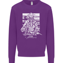 Pirates For Life Sailor Sailing Mens Sweatshirt Jumper Purple