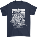 Pirates For Life Sailor Sailing Mens T-Shirt 100% Cotton Navy Blue