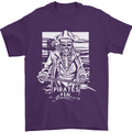 Pirates For Life Sailor Sailing Mens T-Shirt 100% Cotton Purple