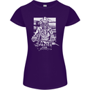 Pirates For Life Sailor Sailing Womens Petite Cut T-Shirt Purple