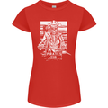 Pirates For Life Sailor Sailing Womens Petite Cut T-Shirt Red