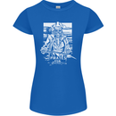 Pirates For Life Sailor Sailing Womens Petite Cut T-Shirt Royal Blue