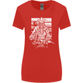 Pirates For Life Sailor Sailing Womens Wider Cut T-Shirt Red