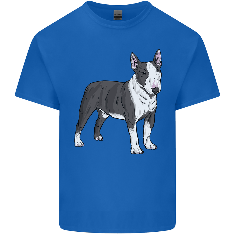 Pitbull Dog Looking Awesome Kids T-Shirt Childrens Royal Blue