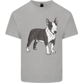 Pitbull Dog Looking Awesome Kids T-Shirt Childrens Sports Grey