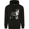 Pitbull Dog Looking Awesome Mens 80% Cotton Hoodie Black