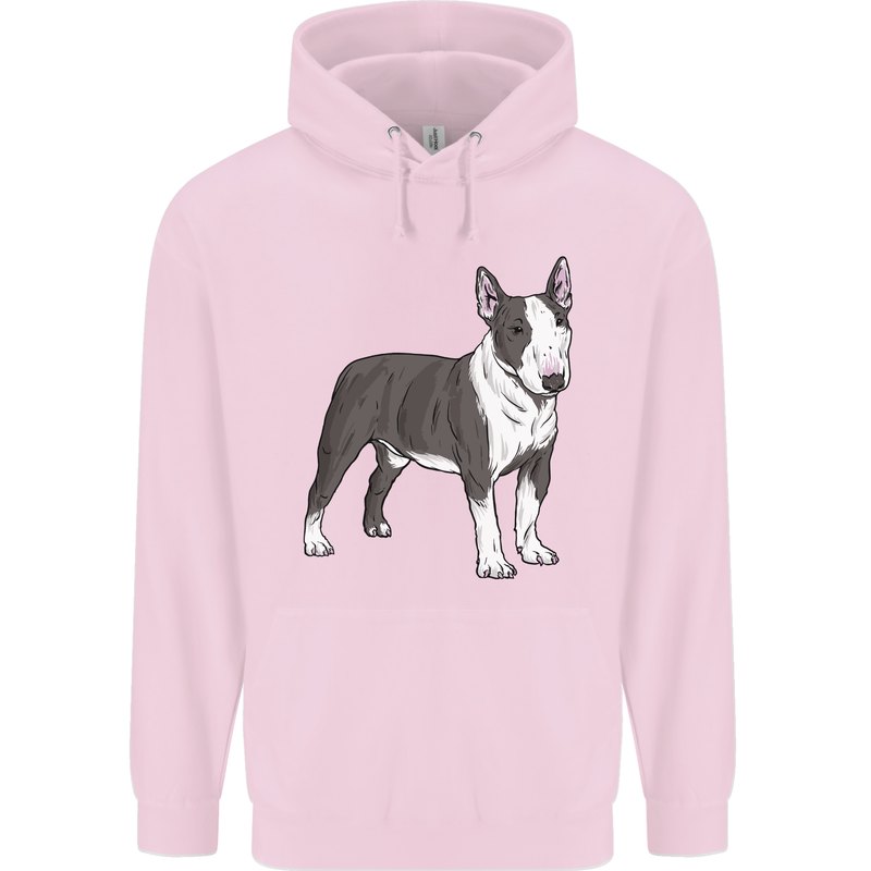 Pitbull Dog Looking Awesome Mens 80% Cotton Hoodie Light Pink