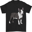 Pitbull Dog Looking Awesome Mens T-Shirt 100% Cotton Black