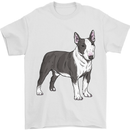 Pitbull Dog Looking Awesome Mens T-Shirt 100% Cotton White