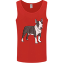 Pitbull Dog Looking Awesome Mens Vest Tank Top Red