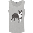 Pitbull Dog Looking Awesome Mens Vest Tank Top Sports Grey