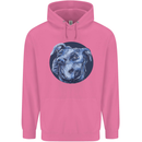 Pitbull Dog Portrait Mens 80% Cotton Hoodie Azelea