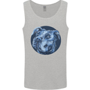 Pitbull Dog Portrait Mens Vest Tank Top Sports Grey