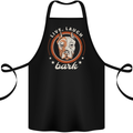 Pitbull Live Laugh Bark Funny Dog Cotton Apron 100% Organic Black