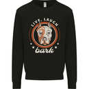 Pitbull Live Laugh Bark Funny Dog Mens Sweatshirt Jumper Black