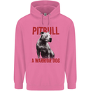 Pitbull Warrior Dog Mens 80% Cotton Hoodie Azelea