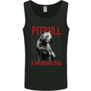 Pitbull Warrior Dog Mens Vest Tank Top Black