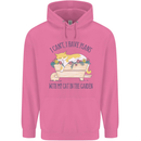 Plans With My Cat in the Garden Gardener Childrens Kids Hoodie Azalea