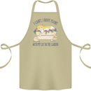 Plans With My Cat in the Garden Gardener Cotton Apron 100% Organic Khaki